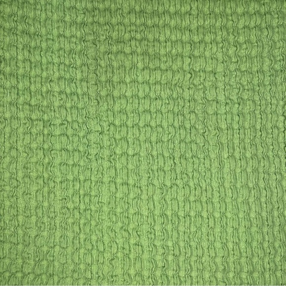 Zara Lime Green Wide Leg Knit Pants - Picture 5 of 5